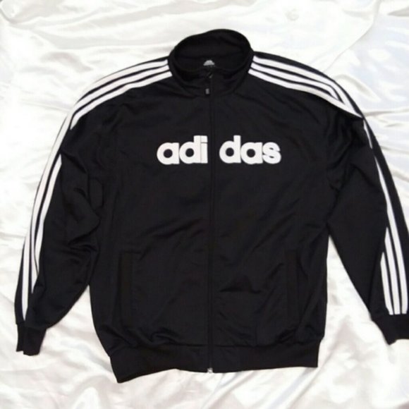 adidas Other - ADIDAS Jacket Black White 3 Stripes 'Sample' Rare?